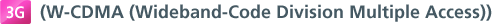 3G (W-CDMA (Wideband-Code Division Multiple Access))